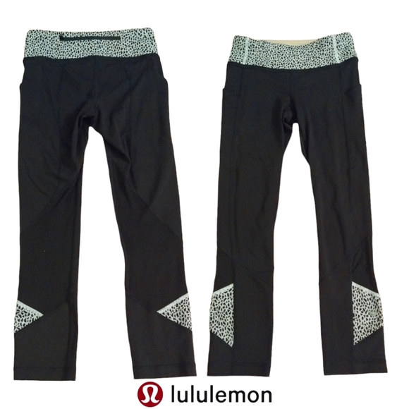 Lululemon Pace Rival Crops - Size 2 Running Crops - Picture 2 of 10